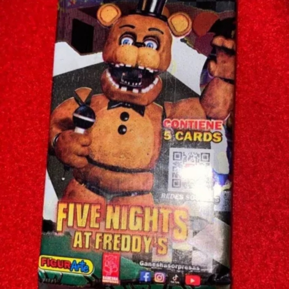 Figurarte Five Nights At Freddy’s FNAF 5 Card Pack from Mexico